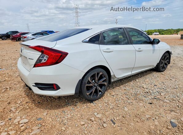 2HGFC2F87MH522119 2021 HONDA CIVIC White Задня права чверть