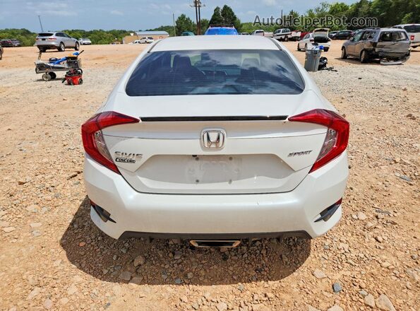 2HGFC2F87MH522119 2021 HONDA CIVIC White Вид ззаду