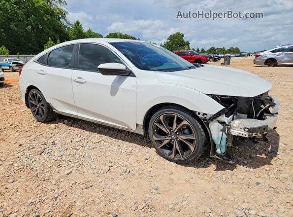 2HGFC2F87MH522119 2021 HONDA CIVIC White Передня права чверть