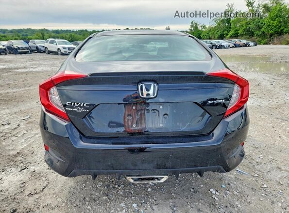 2HGFC2F87MH535761 2021 HONDA CIVIC Черный Вид сзади