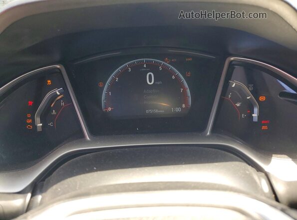 2HGFC2F87MH540314 2021 HONDA CIVIC Red Widok zestawu wskaźników