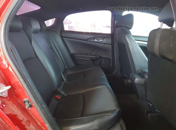 2HGFC2F87MH540314 2021 HONDA CIVIC Red Widok tylnych siedzeń