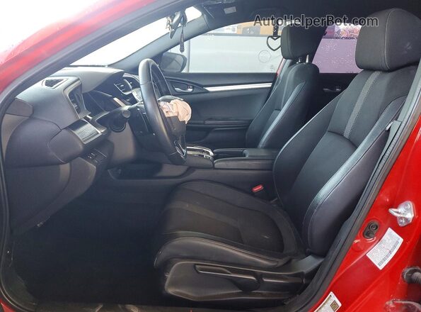 2HGFC2F87MH540314 2021 HONDA CIVIC Red Widok wnętrza z przodu
