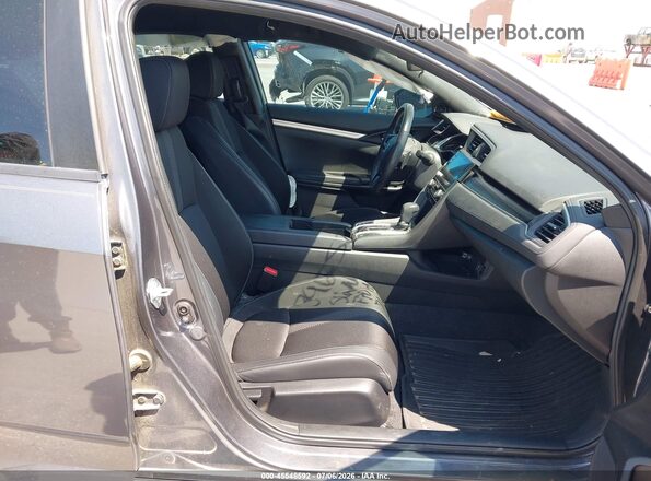 2HGFC2F87MH543617 2021 HONDA CIVIC Gray Front interior view