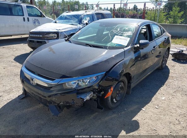 2HGFC2F88GH503177 2016 HONDA CIVIC Black Front left