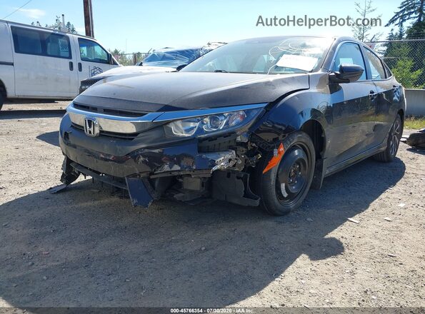 2HGFC2F88GH503177 2016 HONDA CIVIC Black Front view