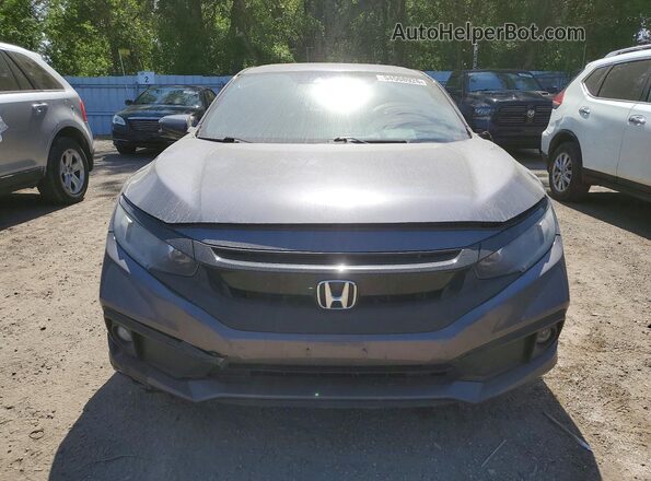 2HGFC2F88KH022614 2019 HONDA CIVIC Gray Vista frontal