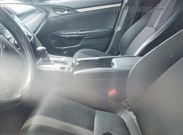 2HGFC2F88KH022614 2019 HONDA CIVIC Gray Vista interior delantera