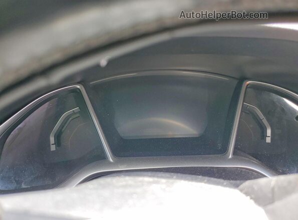 2HGFC2F88KH022614 2019 HONDA CIVIC Gray Vista del cuadro de instrumentos
