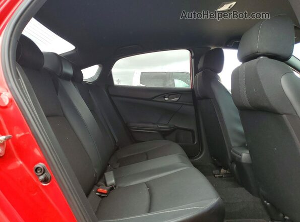 2HGFC2F88KH527164 2019 HONDA CIVIC Red Вид задніх сидінь