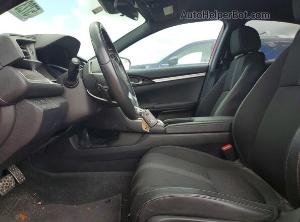 2HGFC2F88KH527164 2019 HONDA CIVIC Red Вид салону спереду