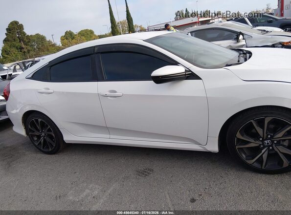 2HGFC2F88KH547589 2019 HONDA CIVIC White Vista interior trasera