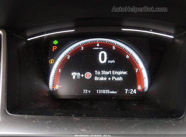 2HGFC2F88KH547589 2019 HONDA CIVIC White 