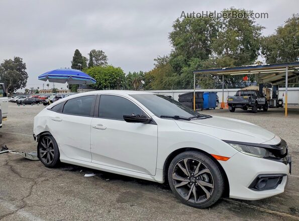 2HGFC2F88KH574212 2019 HONDA CIVIC White Առջևի աջ