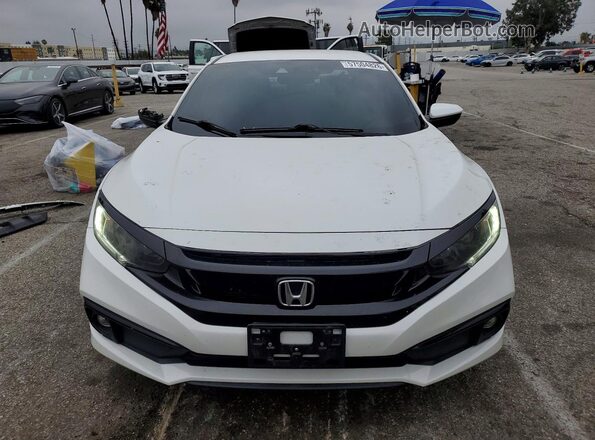 2HGFC2F88KH574212 2019 HONDA CIVIC White Դիմացի տեսք