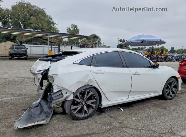 2HGFC2F88KH574212 2019 HONDA CIVIC White Հետևի աջ
