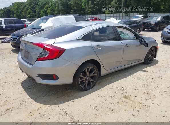 2HGFC2F88LH531460 2020 HONDA CIVIC Silver Rear right
