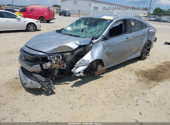 2HGFC2F88LH531460 2020 HONDA CIVIC Silver Front left
