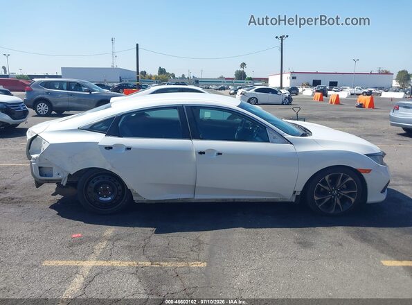 2HGFC2F88LH535184 2020 HONDA CIVIC Белый Панорамный вид салона 360°