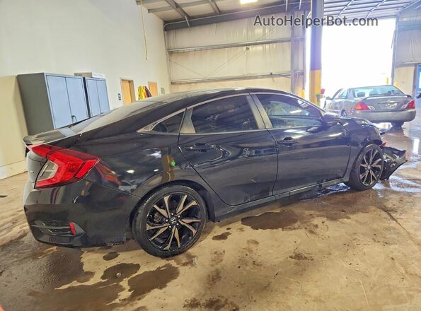 2HGFC2F88LH545603 2020 HONDA CIVIC Черный Задняя правая четверть