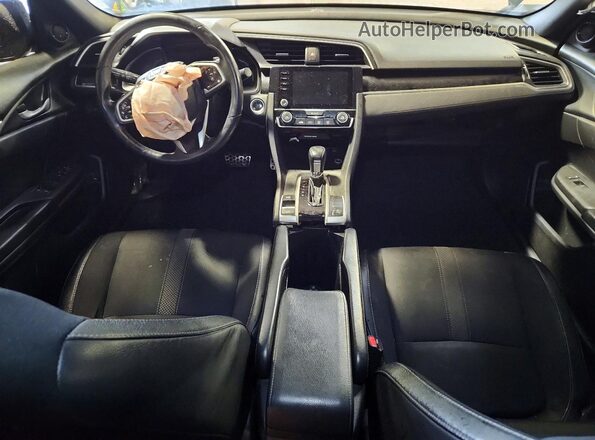 2HGFC2F88LH545603 2020 HONDA CIVIC Черный Вид панели приборов