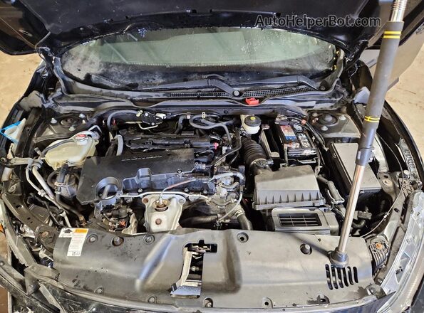 2HGFC2F88LH545603 2020 HONDA CIVIC Черный Вид задней части салона