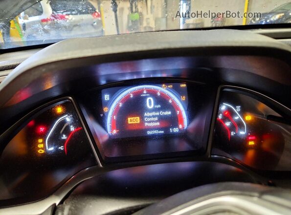 2HGFC2F88LH545603 2020 HONDA CIVIC Черный Вид щитка приборов