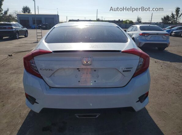 2HGFC2F88LH564703 2020 HONDA CIVIC White Rear view