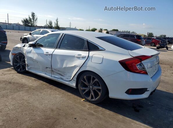 2HGFC2F88LH564703 2020 HONDA CIVIC White Rear left