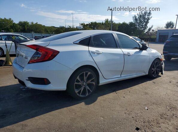 2HGFC2F88LH564703 2020 HONDA CIVIC White Rear right