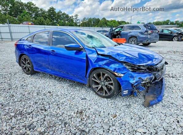 2HGFC2F88LH584479 2020 HONDA CIVIC Blue წინა მარჯვენა