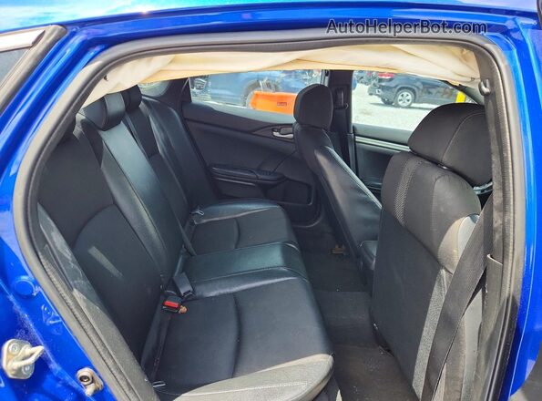 2HGFC2F88LH584479 2020 HONDA CIVIC Blue უკანა სავარძლების ხედი