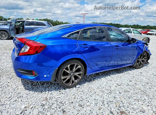 2HGFC2F88LH584479 2020 HONDA CIVIC Blue უკანა მარჯვენა