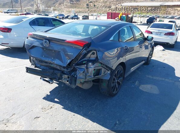 2HGFC2F88LH594123 2020 HONDA CIVIC Gray Trasero derecho