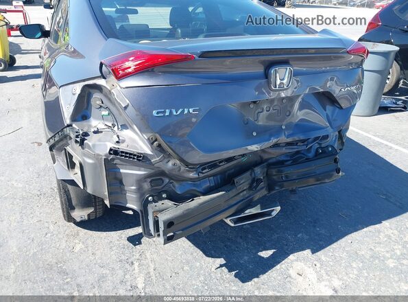 2HGFC2F88LH594123 2020 HONDA CIVIC Gray Vista frontal