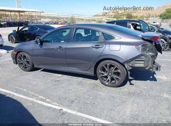 2HGFC2F88LH594123 2020 HONDA CIVIC Gray 