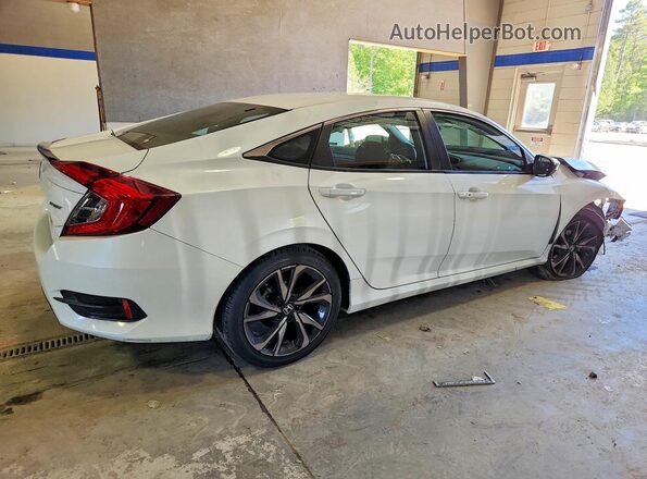 2HGFC2F88MH507239 2021 HONDA CIVIC Белый Задняя правая четверть