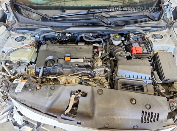 2HGFC2F88MH507239 2021 HONDA CIVIC Белый Вид задней части салона