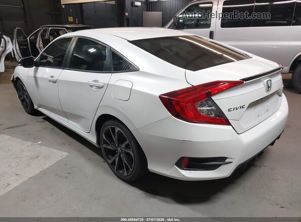 2HGFC2F88MH531752 2021 HONDA CIVIC White Trasero izquierdo