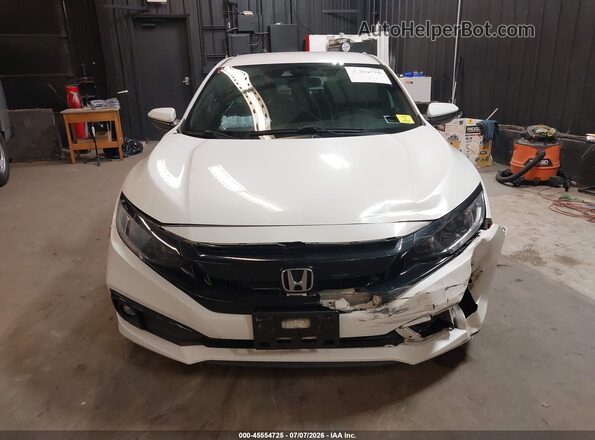 2HGFC2F88MH531752 2021 HONDA CIVIC White Vista del cuadro de instrumentos