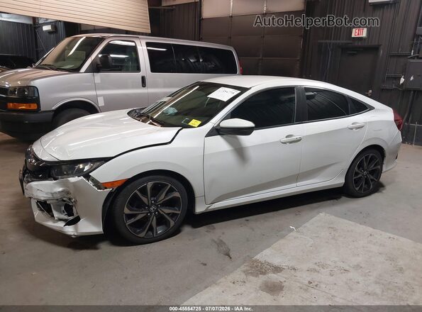 2HGFC2F88MH531752 2021 HONDA CIVIC White Vista interior de 360 grados