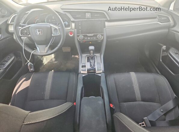 2HGFC2F89HH019715 2017 HONDA CIVIC Белый Вид панели приборов