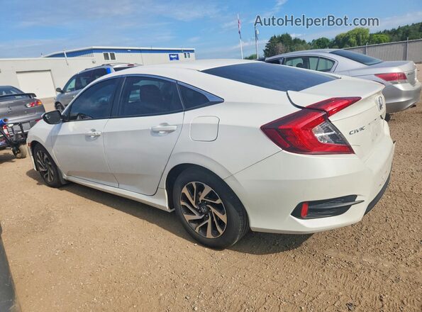 2HGFC2F89HH019715 2017 HONDA CIVIC Белый Задняя левая четверть