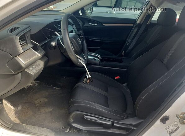 2HGFC2F89HH019715 2017 HONDA CIVIC Белый Вид салона спереди