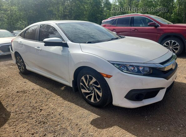 2HGFC2F89HH019715 2017 HONDA CIVIC Белый Передняя правая четверть