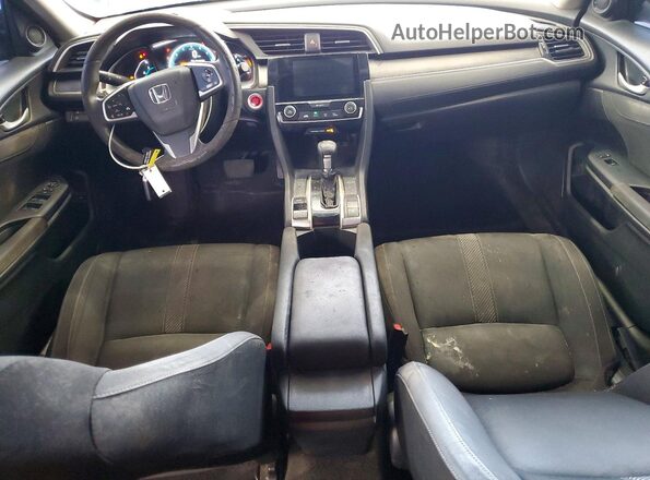 2HGFC2F89JH536681 2018 HONDA CIVIC Black წინა პანელის ხედი