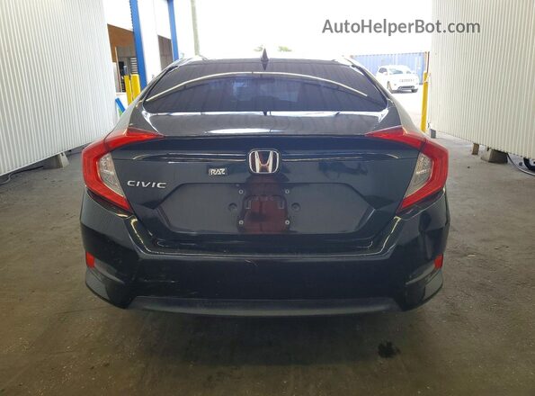 2HGFC2F89JH536681 2018 HONDA CIVIC Black უკანა ხედი