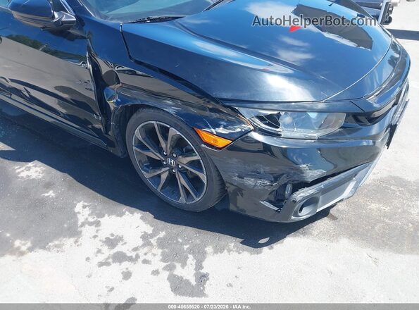 2HGFC2F89KH518506 2019 HONDA CIVIC Black Vista frontal