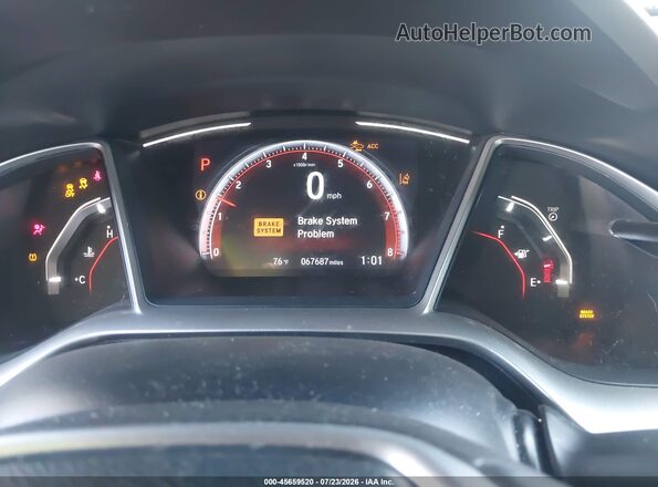 2HGFC2F89KH518506 2019 HONDA CIVIC Black Vista de los asientos traseros