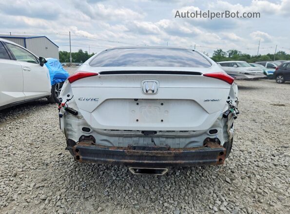 2HGFC2F89KH527545 2019 HONDA CIVIC White Widok z tyłu